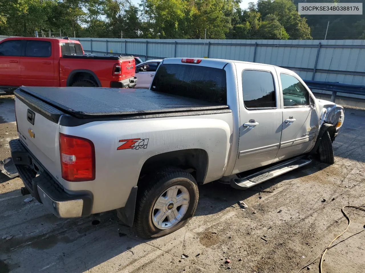 2011 Chevrolet Silverado K1500 Lt VIN: 3GCPKSE34BG388176 Lot: 68309984