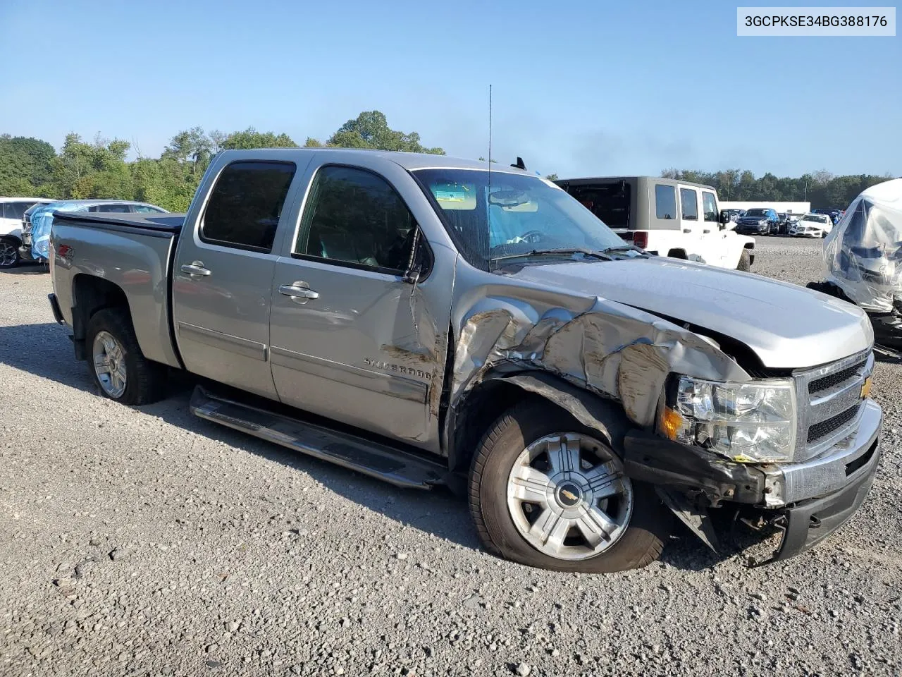 2011 Chevrolet Silverado K1500 Lt VIN: 3GCPKSE34BG388176 Lot: 68309984