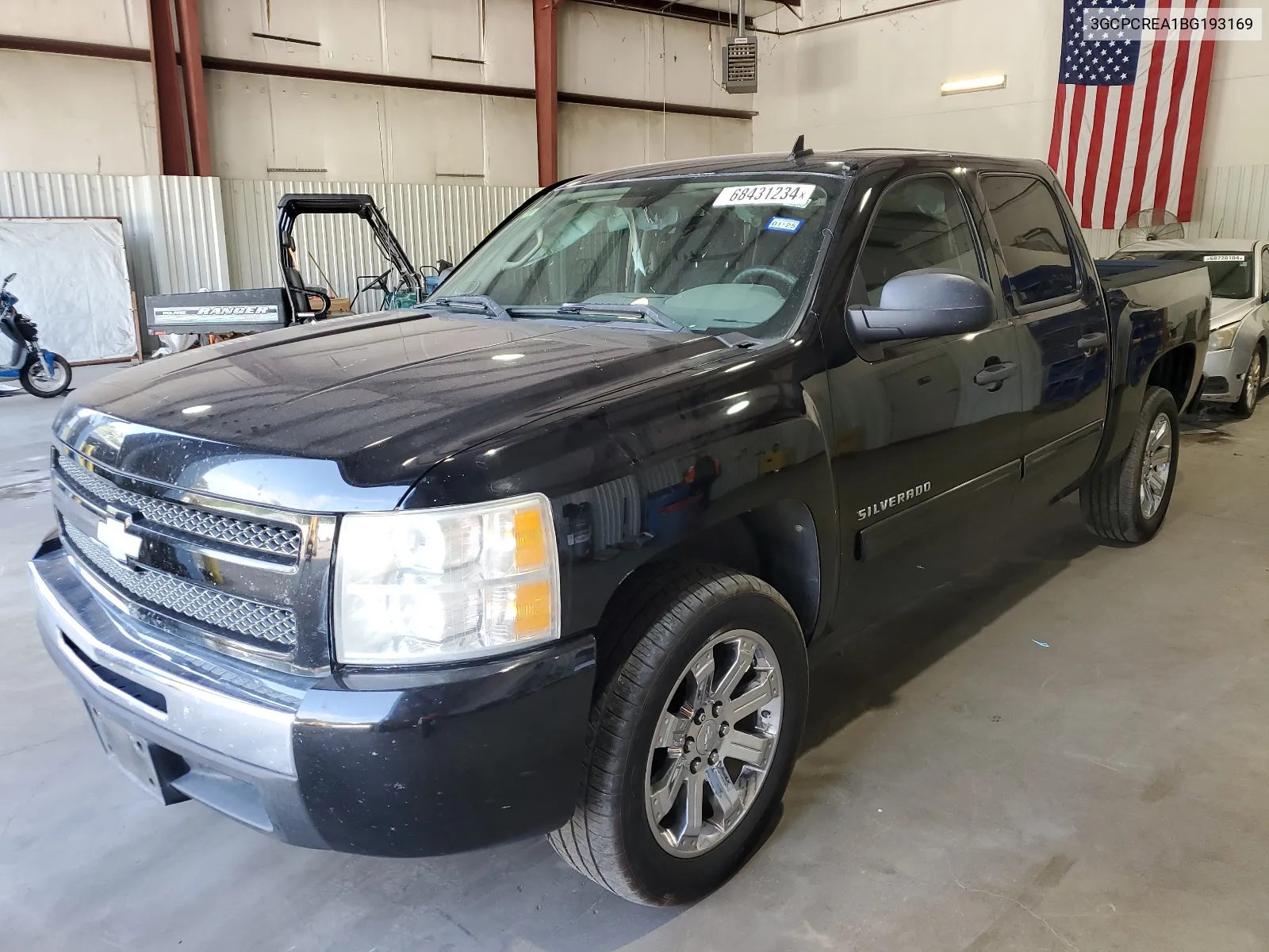 2011 Chevrolet Silverado C1500 Ls VIN: 3GCPCREA1BG193169 Lot: 68431234