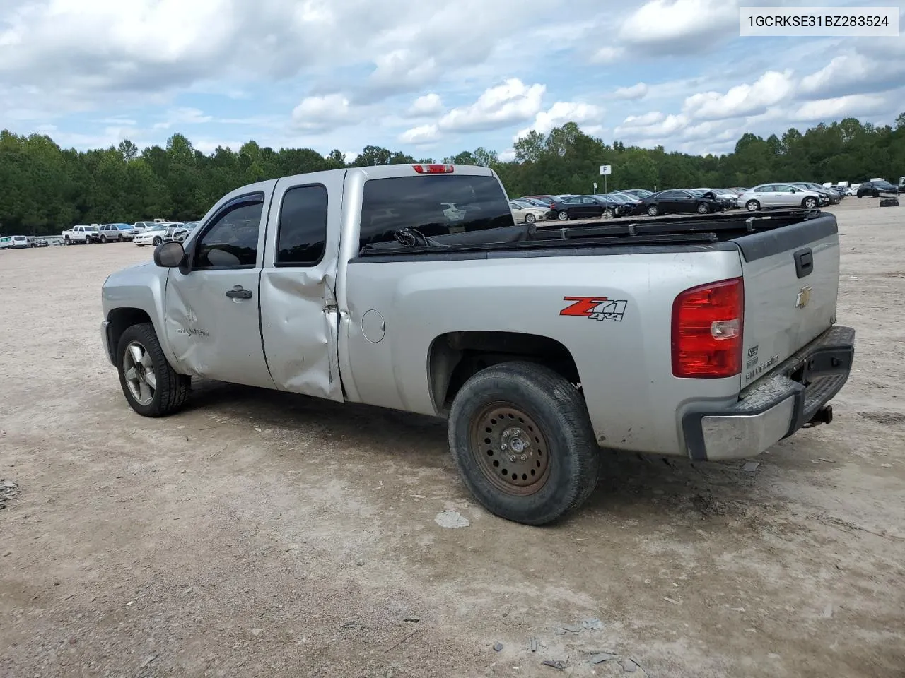 2011 Chevrolet Silverado K1500 Lt VIN: 1GCRKSE31BZ283524 Lot: 68479694