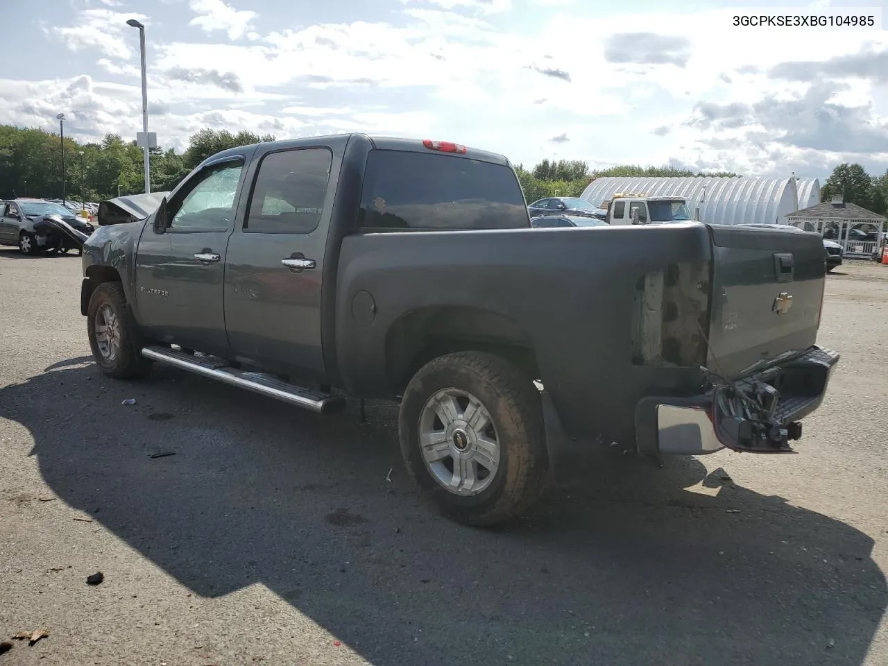 2011 Chevrolet Silverado K1500 Lt VIN: 3GCPKSE3XBG104985 Lot: 68542814