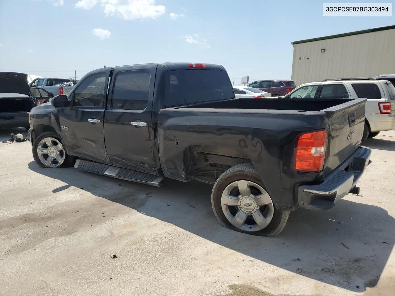 3GCPCSE07BG303494 2011 Chevrolet Silverado C1500 Lt