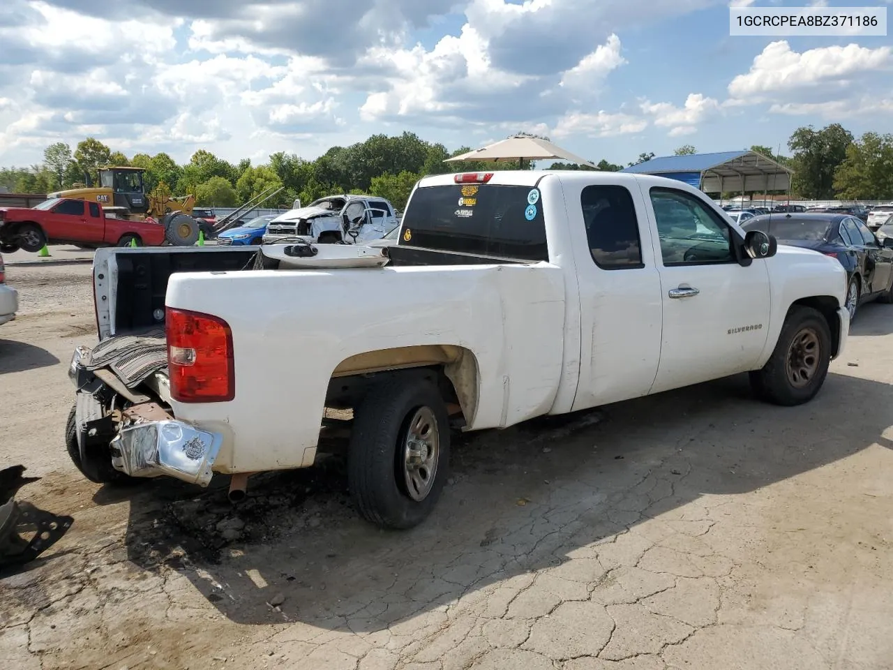 2011 Chevrolet Silverado C1500 VIN: 1GCRCPEA8BZ371186 Lot: 69224924