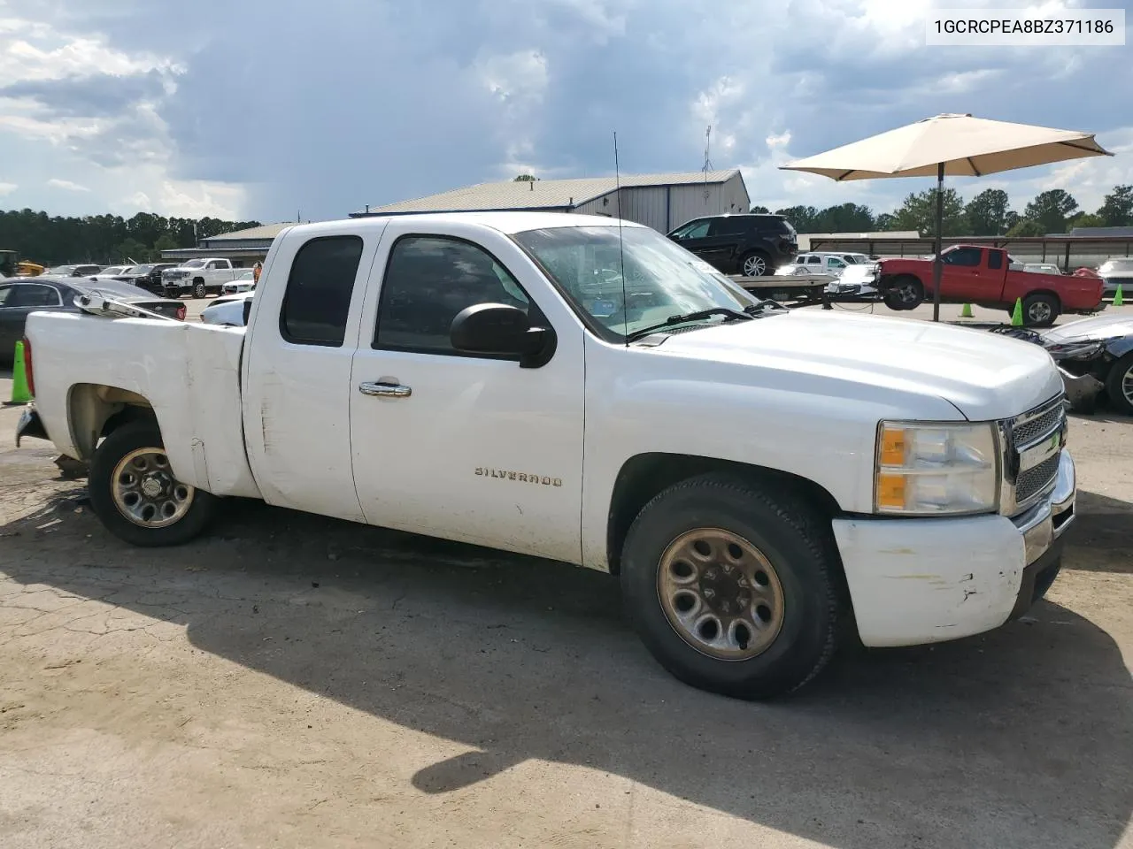 2011 Chevrolet Silverado C1500 VIN: 1GCRCPEA8BZ371186 Lot: 69224924