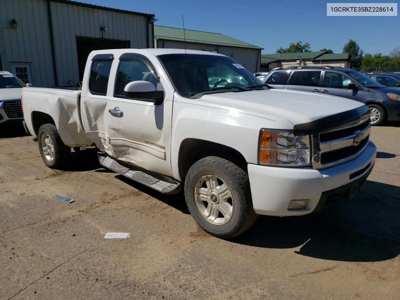 2011 Chevrolet Silverado K1500 Ltz VIN: 1GCRKTE35BZ228614 Lot: 69387194