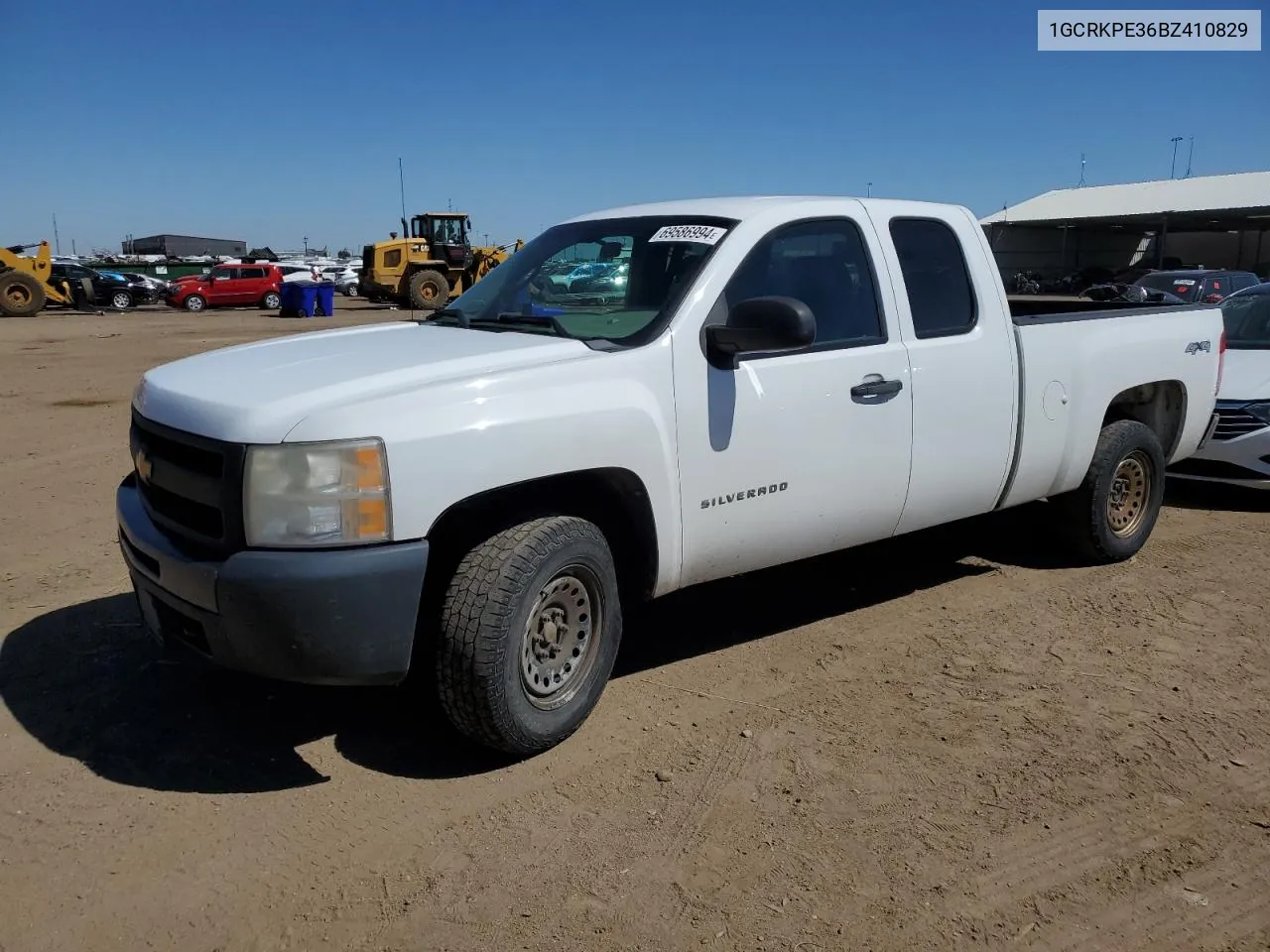 2011 Chevrolet Silverado K1500 VIN: 1GCRKPE36BZ410829 Lot: 69586994