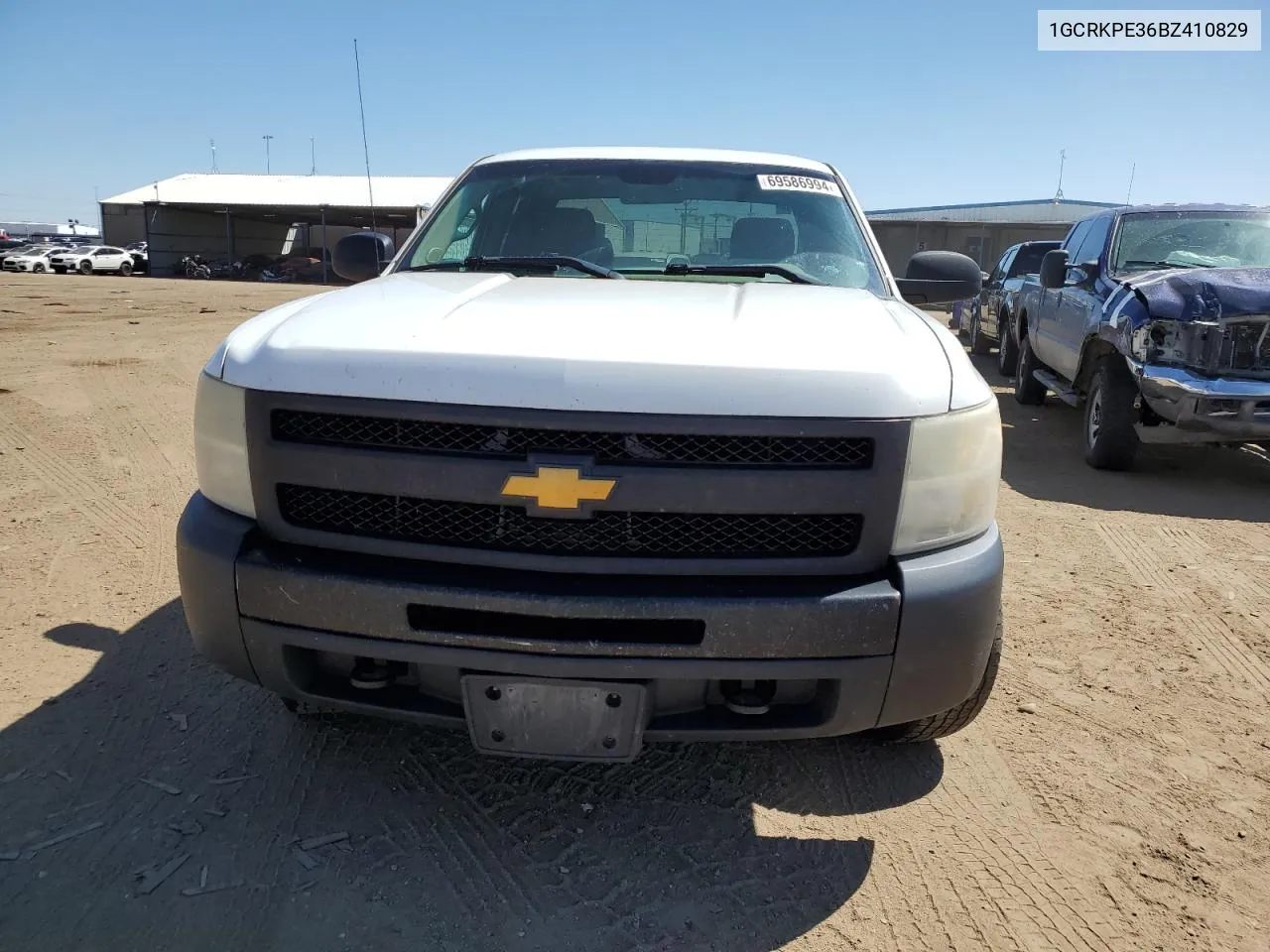 2011 Chevrolet Silverado K1500 VIN: 1GCRKPE36BZ410829 Lot: 69586994