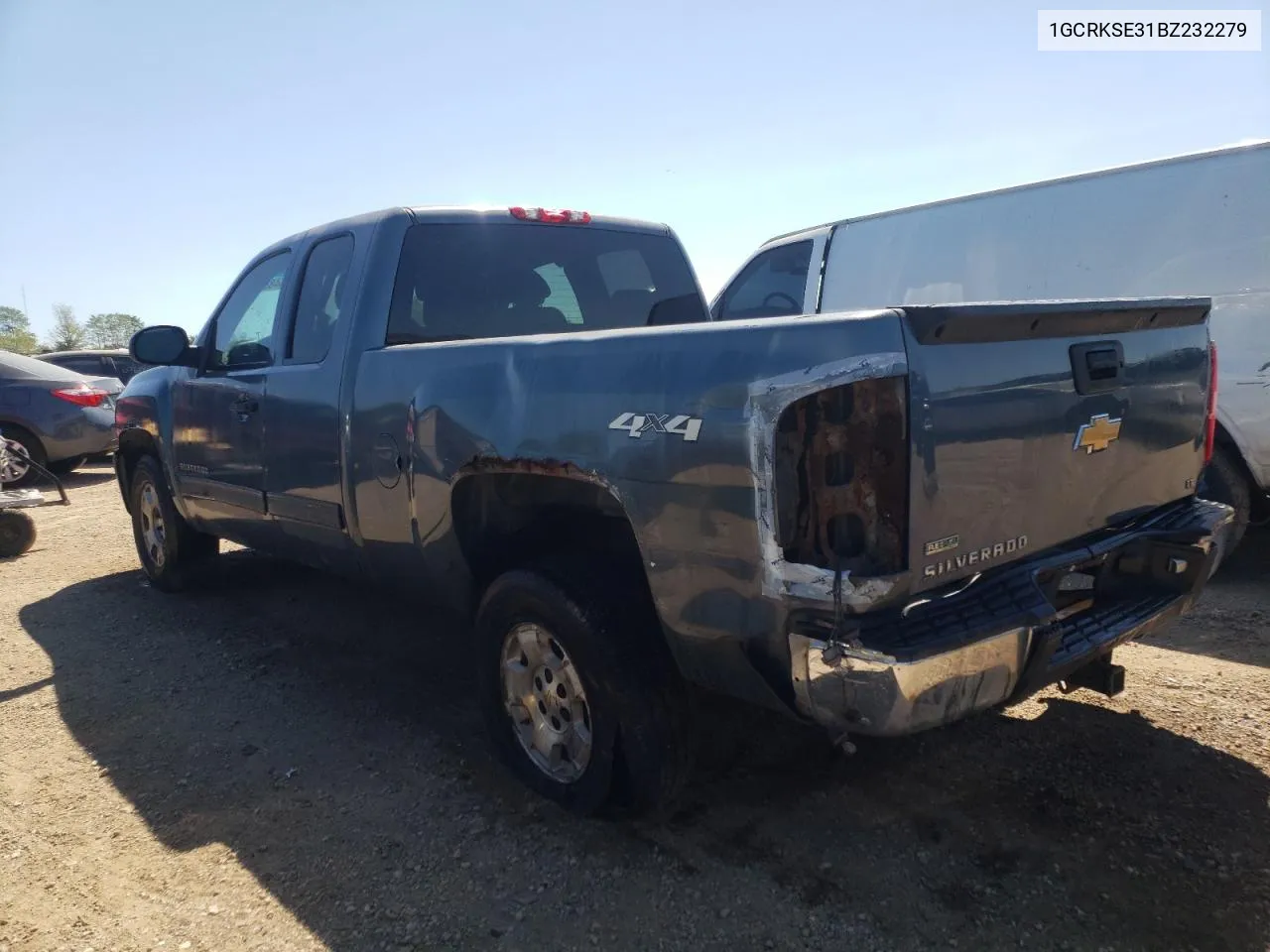 2011 Chevrolet Silverado K1500 Lt VIN: 1GCRKSE31BZ232279 Lot: 69648934