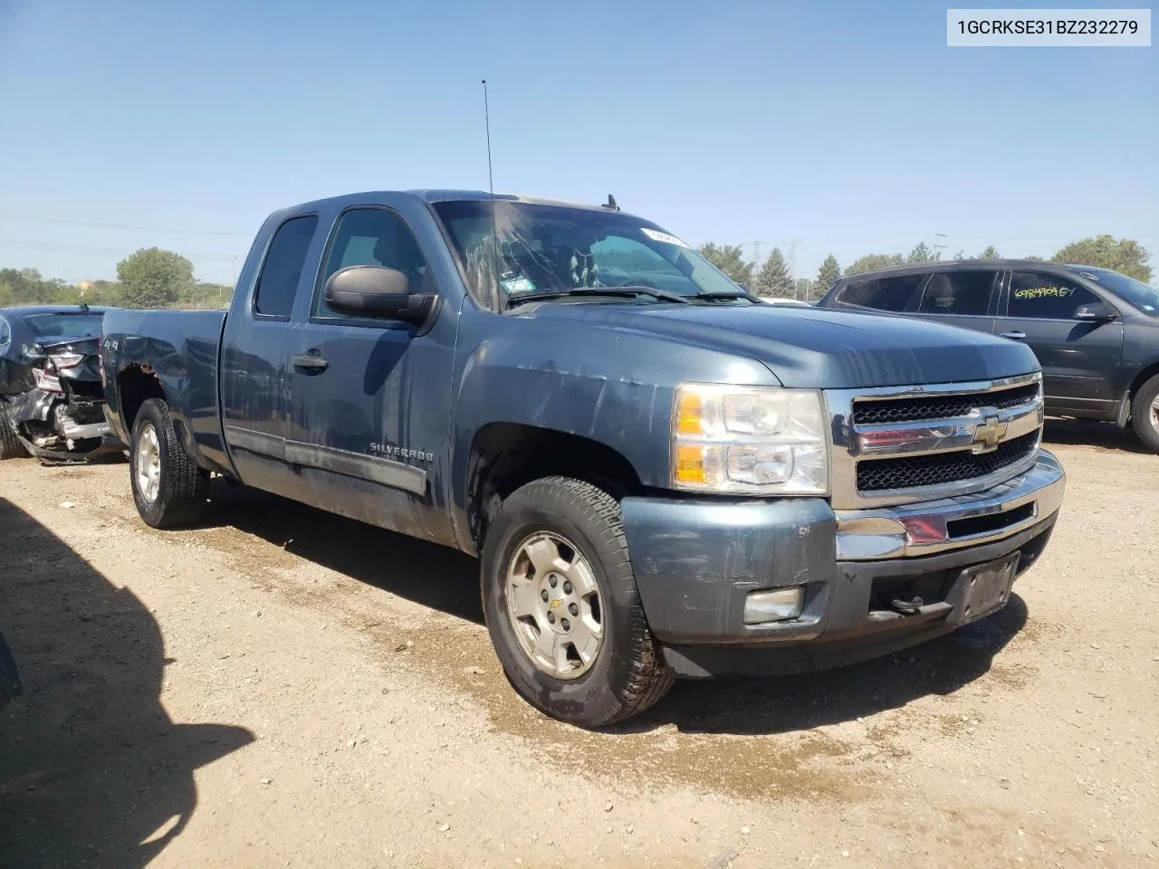 2011 Chevrolet Silverado K1500 Lt VIN: 1GCRKSE31BZ232279 Lot: 69648934