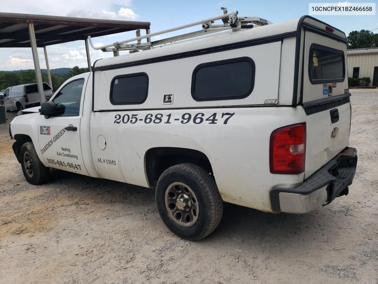 2011 Chevrolet Silverado C1500 VIN: 1GCNCPEX1BZ466658 Lot: 69652314