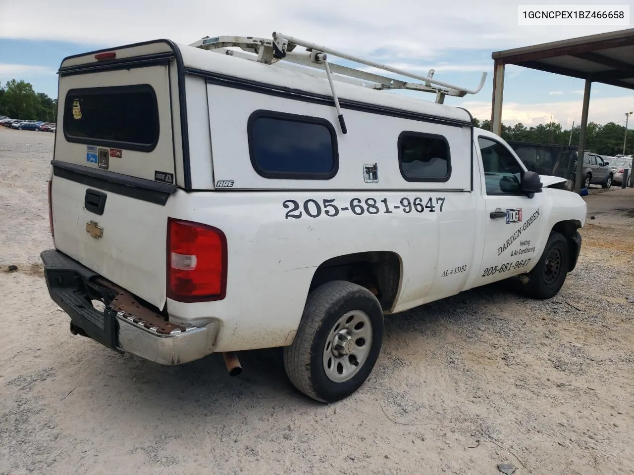 2011 Chevrolet Silverado C1500 VIN: 1GCNCPEX1BZ466658 Lot: 69652314