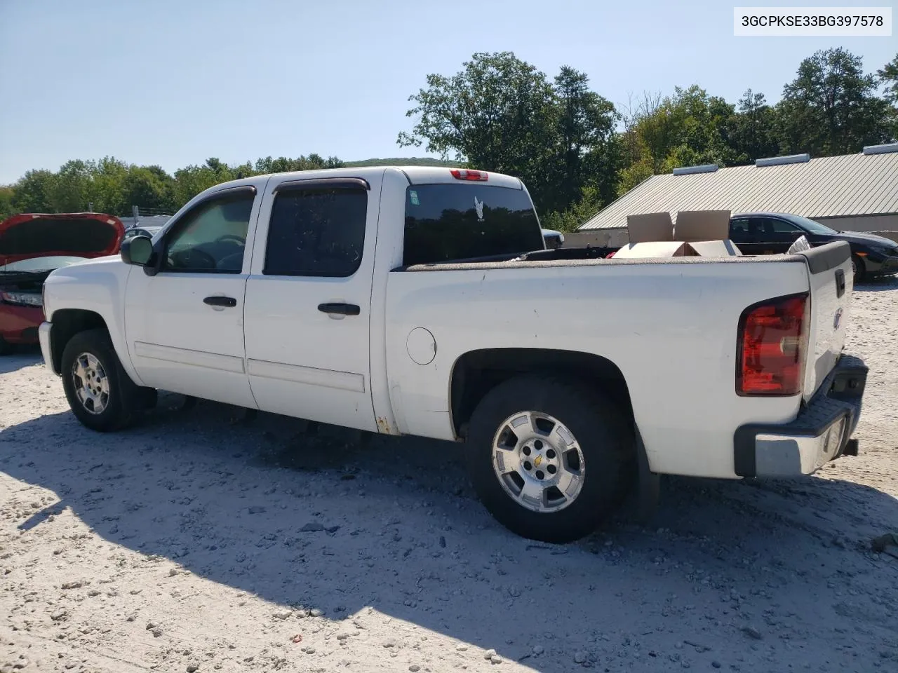 2011 Chevrolet Silverado K1500 Lt VIN: 3GCPKSE33BG397578 Lot: 69683184