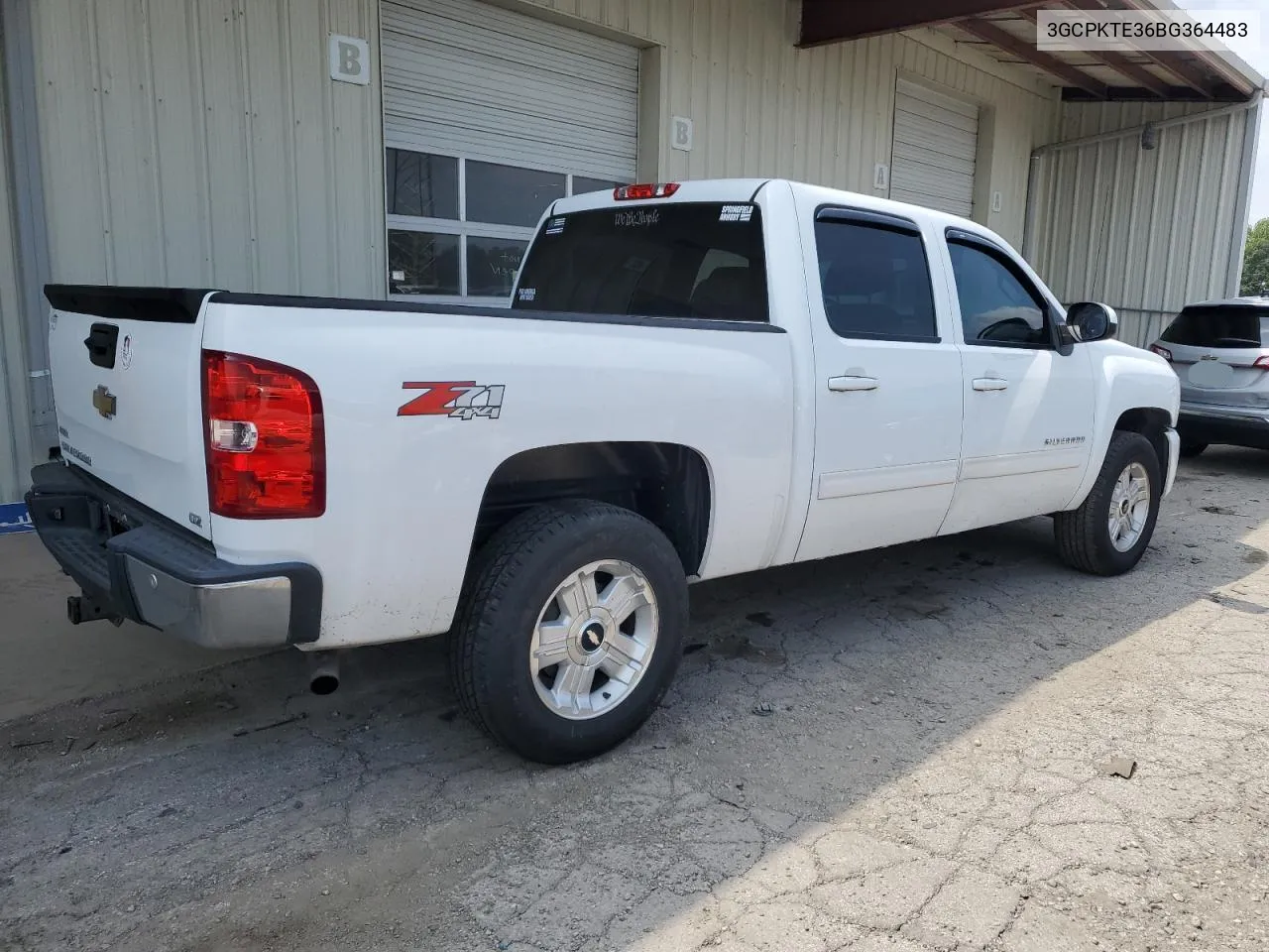 2011 Chevrolet Silverado K1500 Ltz VIN: 3GCPKTE36BG364483 Lot: 69712004