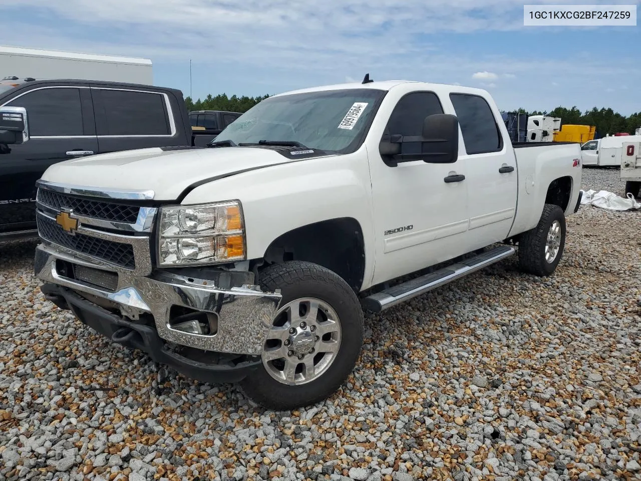 1GC1KXCG2BF247259 2011 Chevrolet Silverado K2500 Heavy Duty Lt