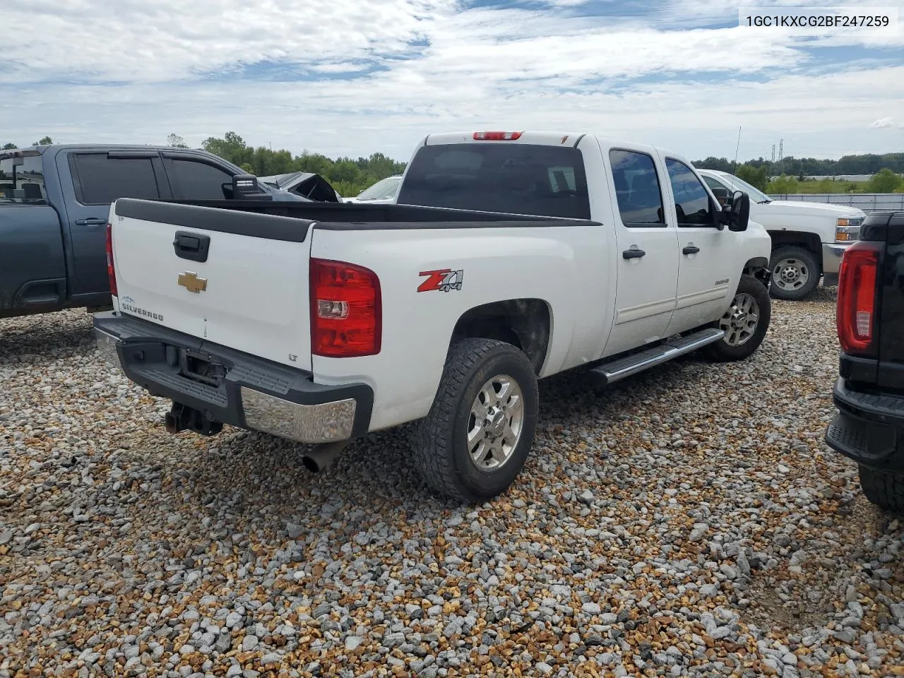 1GC1KXCG2BF247259 2011 Chevrolet Silverado K2500 Heavy Duty Lt