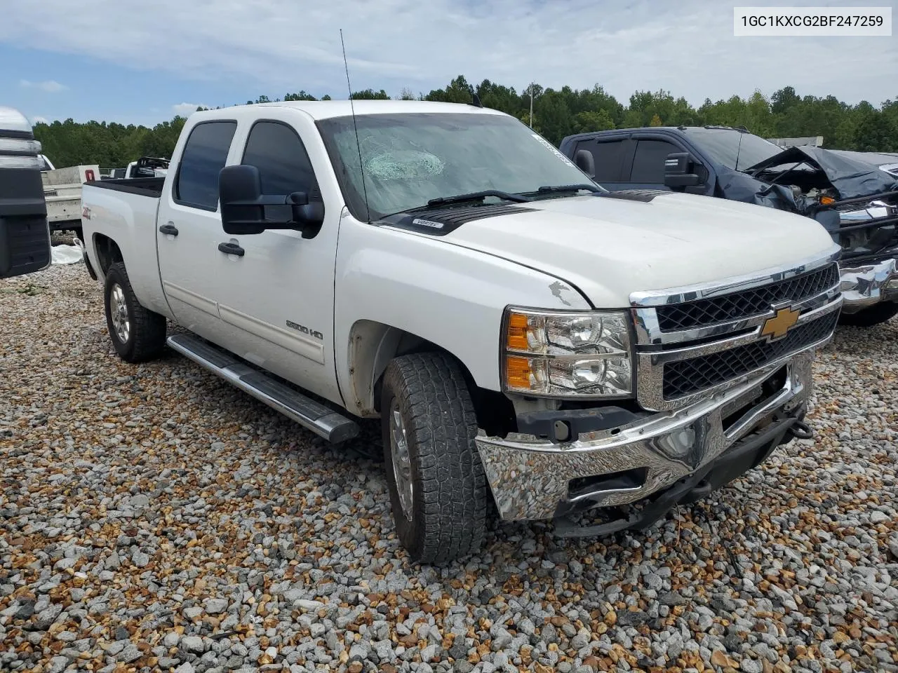 1GC1KXCG2BF247259 2011 Chevrolet Silverado K2500 Heavy Duty Lt