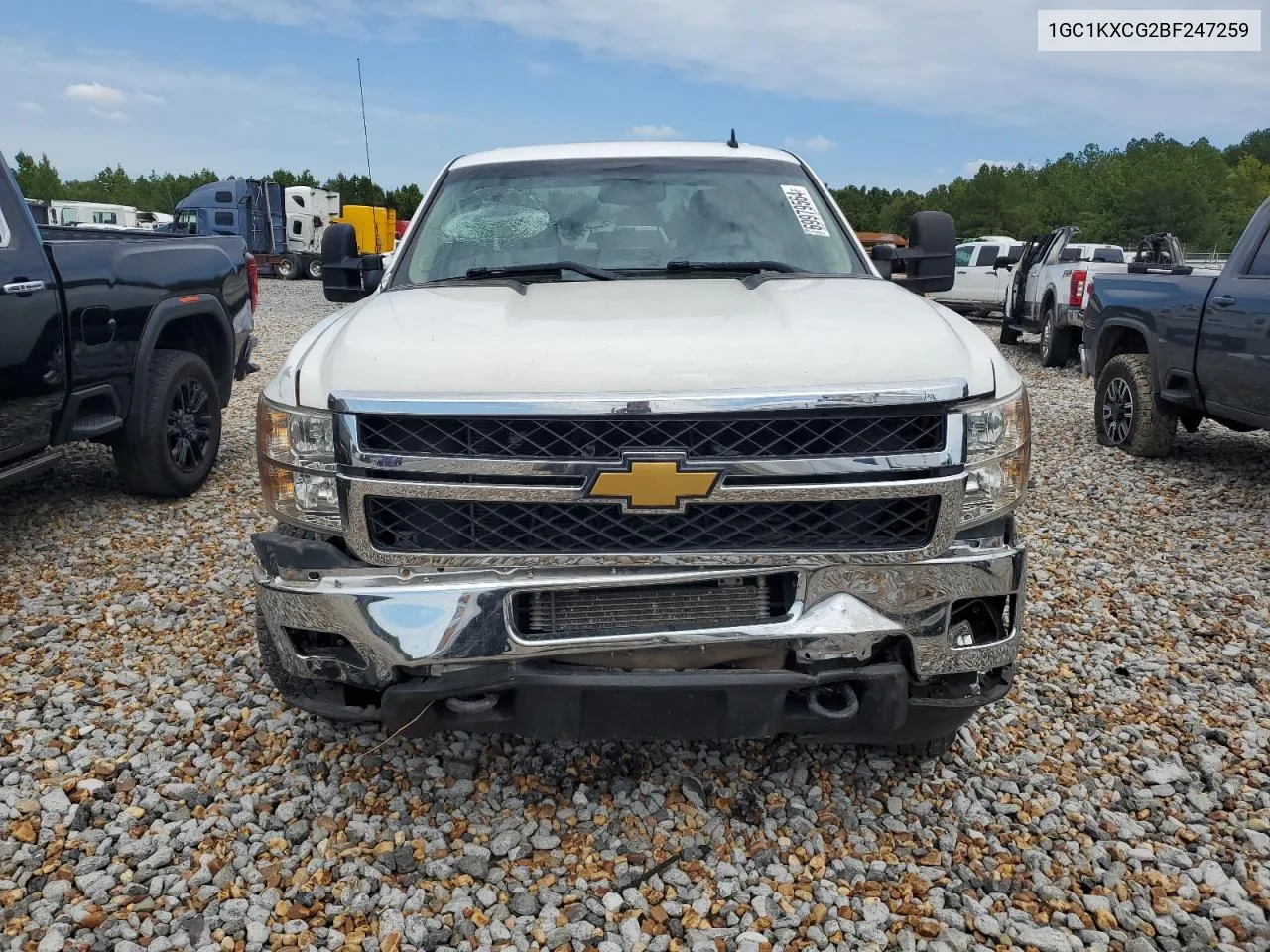 1GC1KXCG2BF247259 2011 Chevrolet Silverado K2500 Heavy Duty Lt