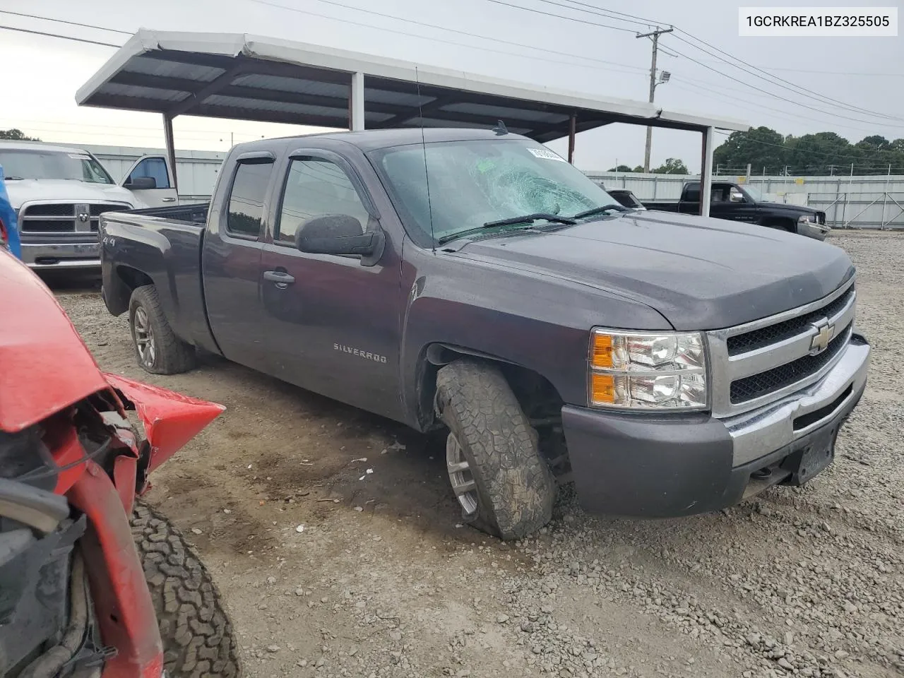 2011 Chevrolet Silverado K1500 Ls VIN: 1GCRKREA1BZ325505 Lot: 70186444