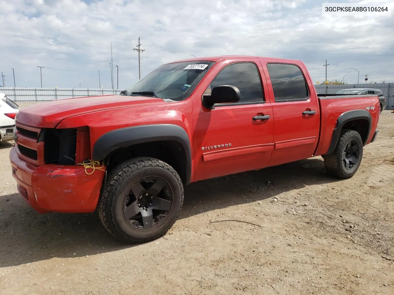 3GCPKSEA8BG106264 2011 Chevrolet Silverado K1500 Lt