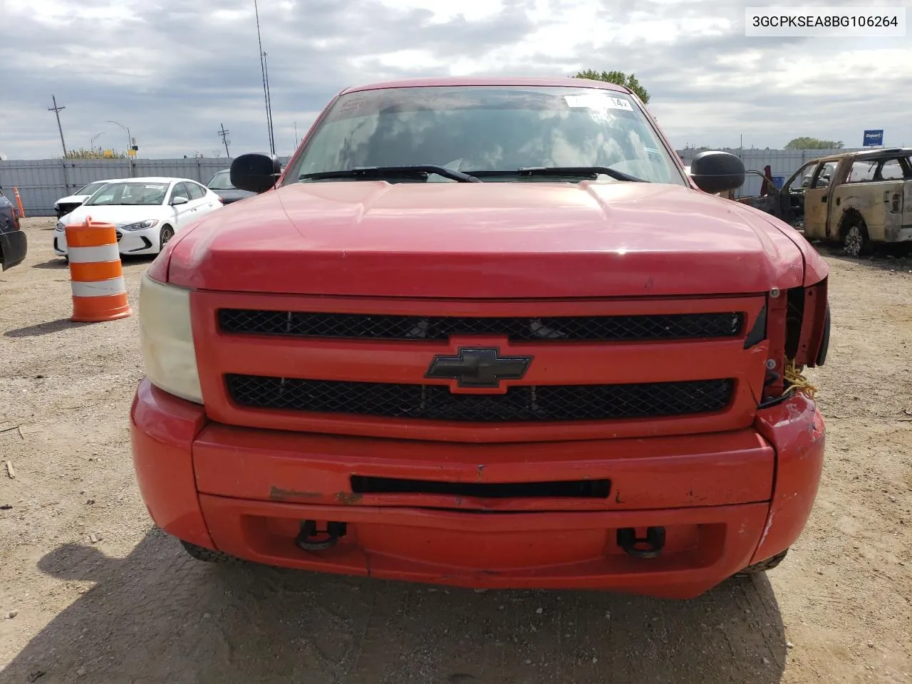 2011 Chevrolet Silverado K1500 Lt VIN: 3GCPKSEA8BG106264 Lot: 70327114