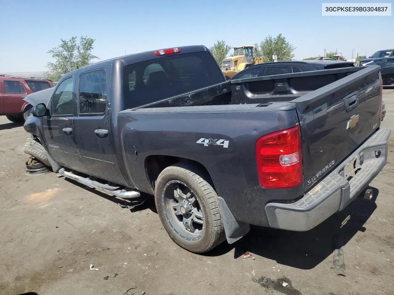 2011 Chevrolet Silverado K1500 Lt VIN: 3GCPKSE39BG304837 Lot: 70334654