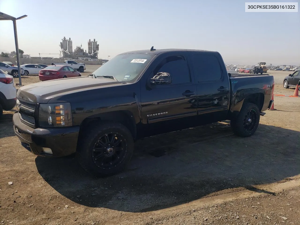 2011 Chevrolet Silverado K1500 Lt VIN: 3GCPKSE35BG161322 Lot: 70340914