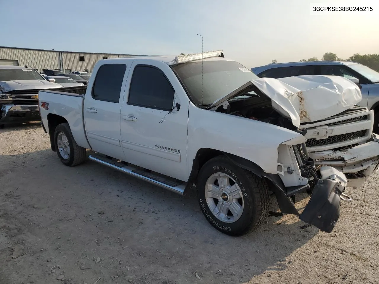 2011 Chevrolet Silverado K1500 Lt VIN: 3GCPKSE38BG245215 Lot: 70367664