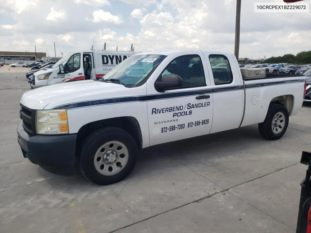 2011 Chevrolet Silverado C1500 VIN: 1GCRCPEX1BZ229072 Lot: 70374784