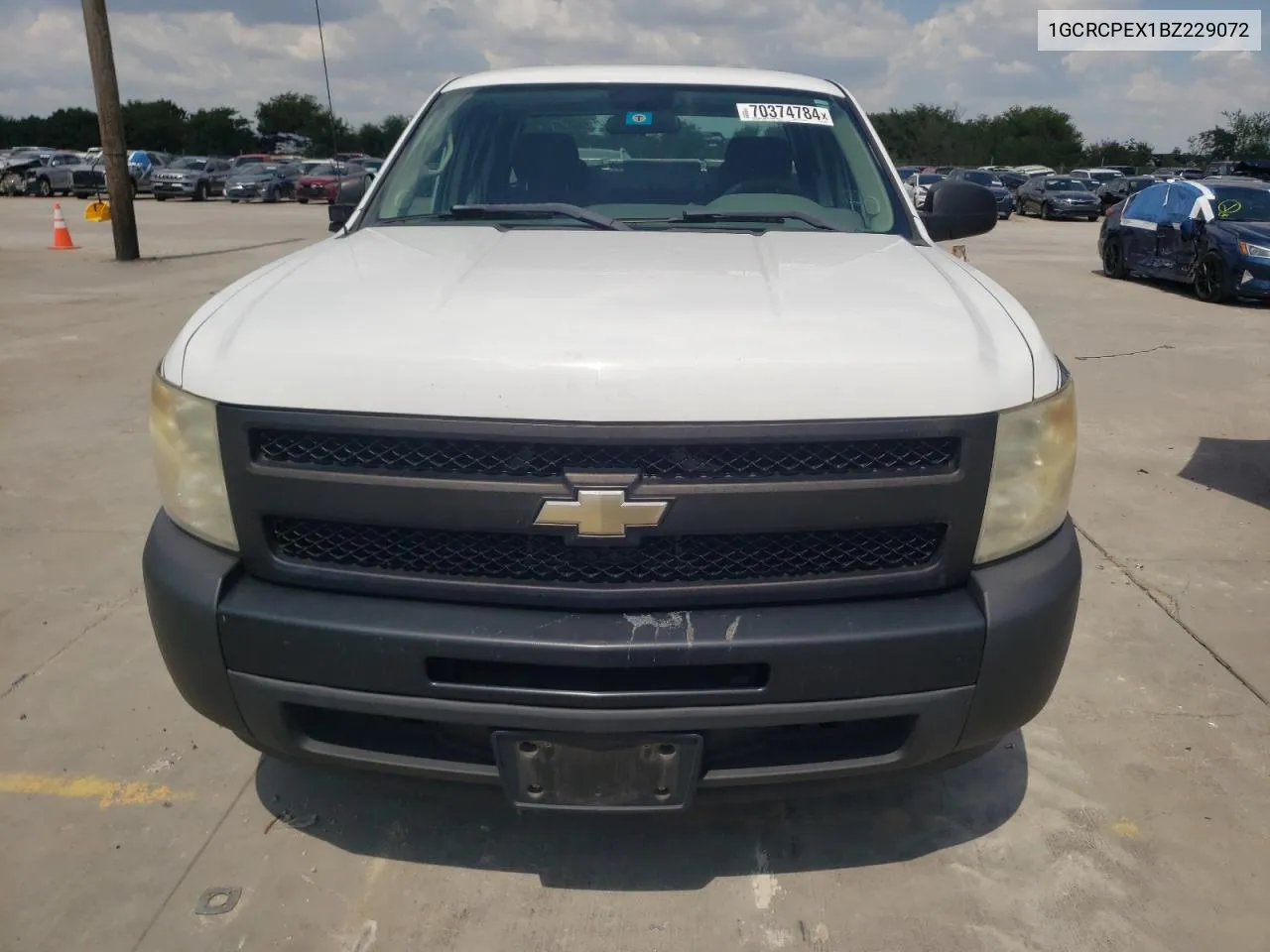 1GCRCPEX1BZ229072 2011 Chevrolet Silverado C1500