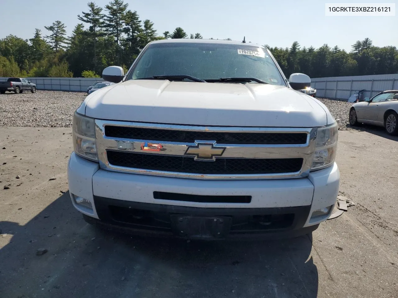 2011 Chevrolet Silverado K1500 Ltz VIN: 1GCRKTE3XBZ216121 Lot: 70707584