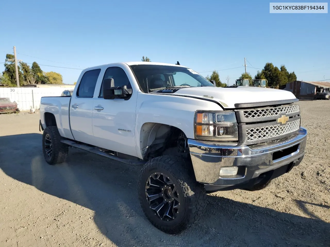 2011 Chevrolet Silverado K2500 Heavy Duty Ltz VIN: 1GC1KYC83BF194344 Lot: 70787114