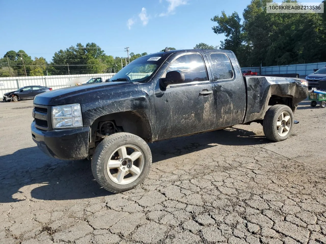 2011 Chevrolet Silverado K1500 Ls VIN: 1GCRKREA0BZ213536 Lot: 70850654