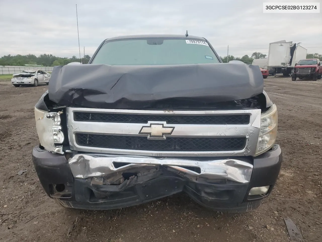 3GCPCSE02BG123274 2011 Chevrolet Silverado C1500 Lt