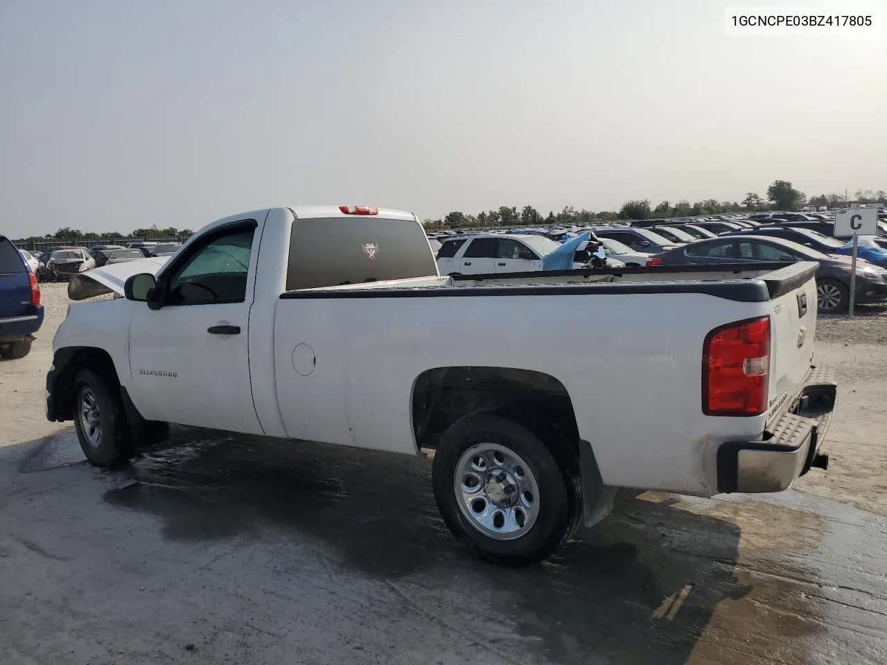 2011 Chevrolet Silverado C1500 VIN: 1GCNCPE03BZ417805 Lot: 71101234