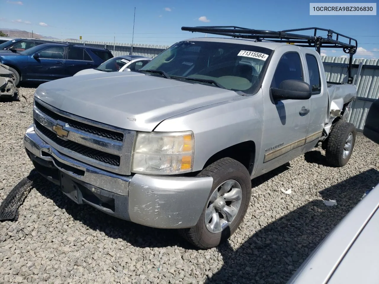 2011 Chevrolet Silverado C1500 Ls VIN: 1GCRCREA9BZ306830 Lot: 71315584