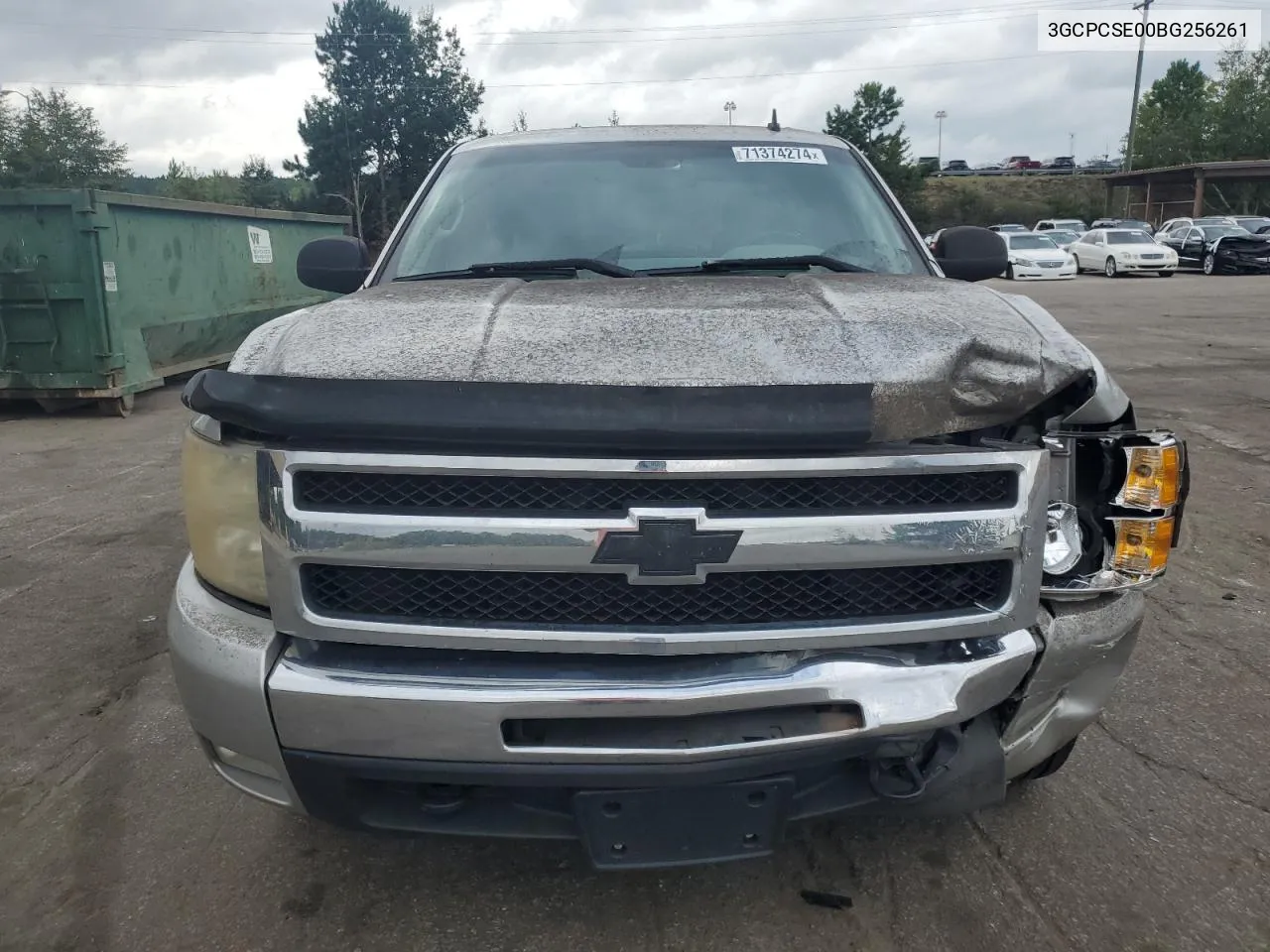 2011 Chevrolet Silverado C1500 Lt VIN: 3GCPCSE00BG256261 Lot: 71374274