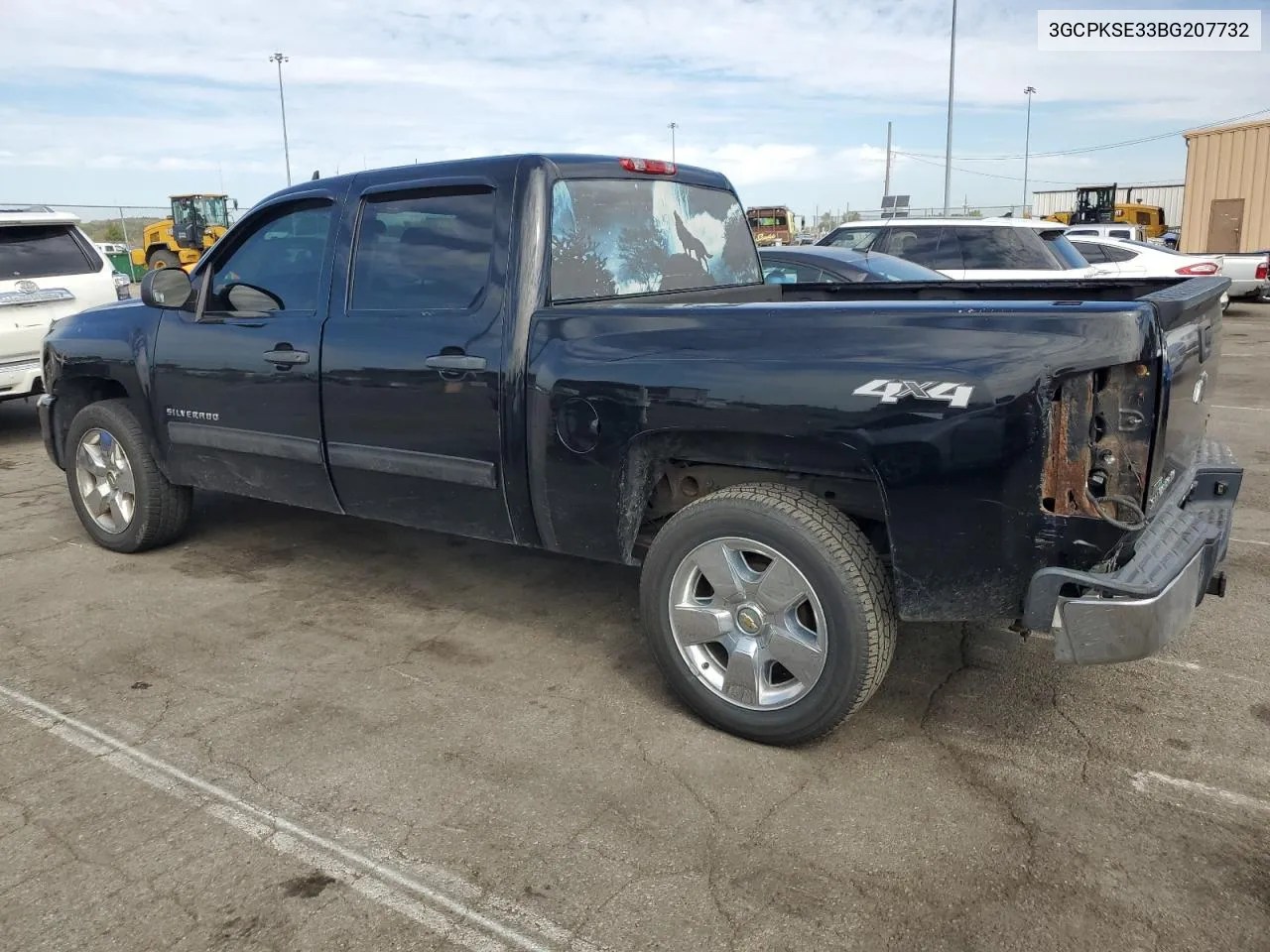 2011 Chevrolet Silverado K1500 Lt VIN: 3GCPKSE33BG207732 Lot: 71381044