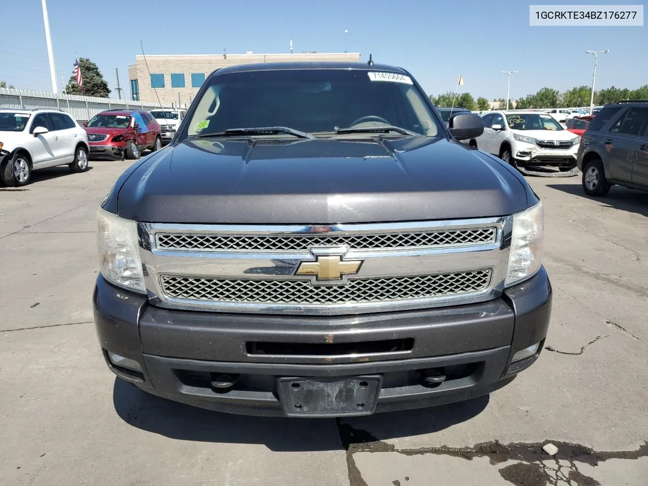 2011 Chevrolet Silverado K1500 Ltz VIN: 1GCRKTE34BZ176277 Lot: 71455664