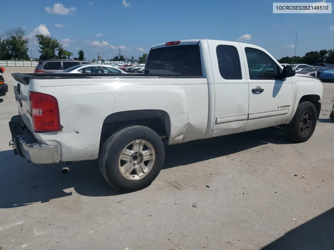 1GCRCSE02BZ148510 2011 Chevrolet Silverado C1500 Lt