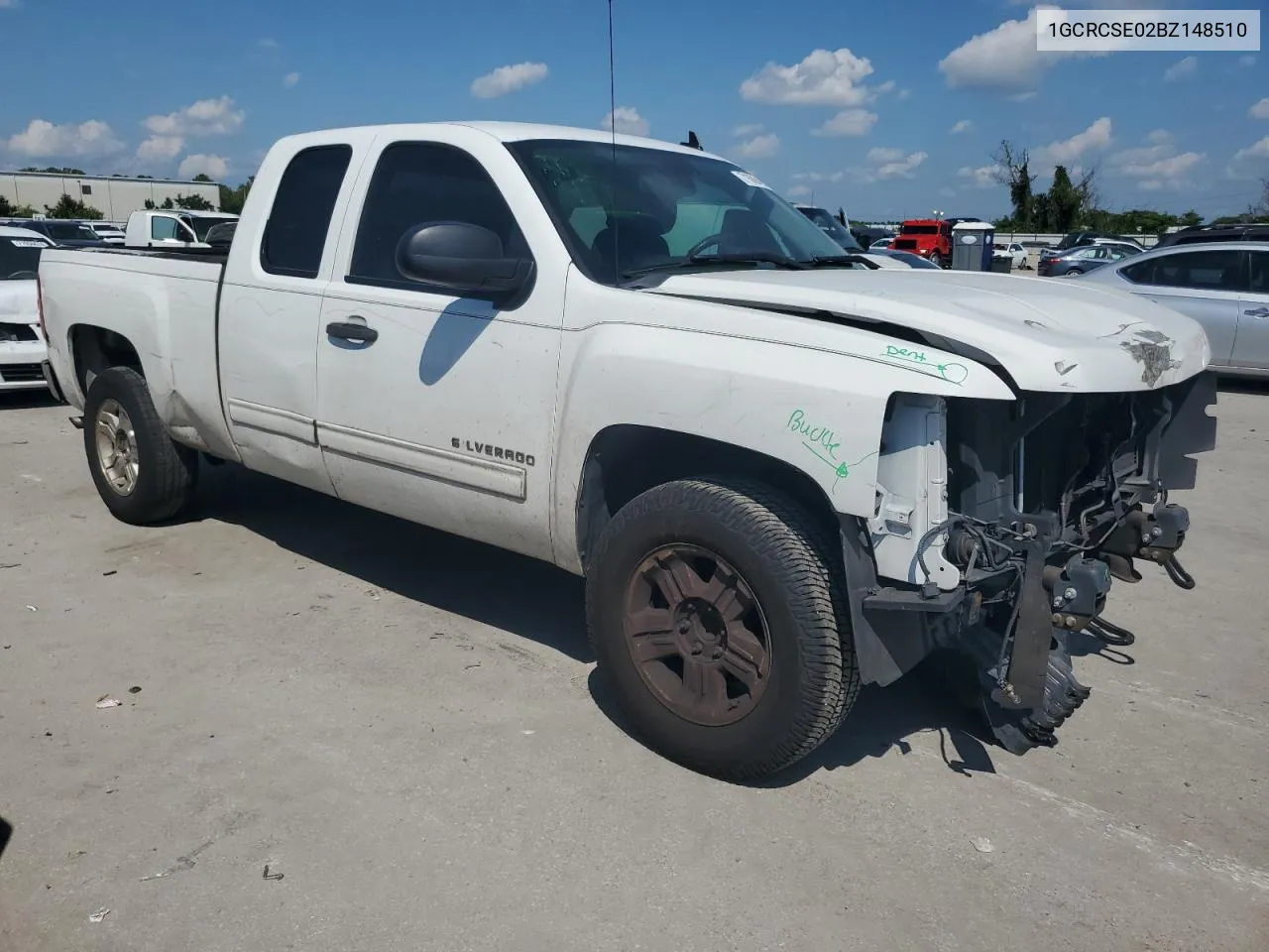 1GCRCSE02BZ148510 2011 Chevrolet Silverado C1500 Lt