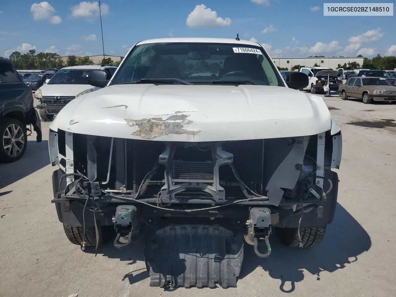 2011 Chevrolet Silverado C1500 Lt VIN: 1GCRCSE02BZ148510 Lot: 71606424