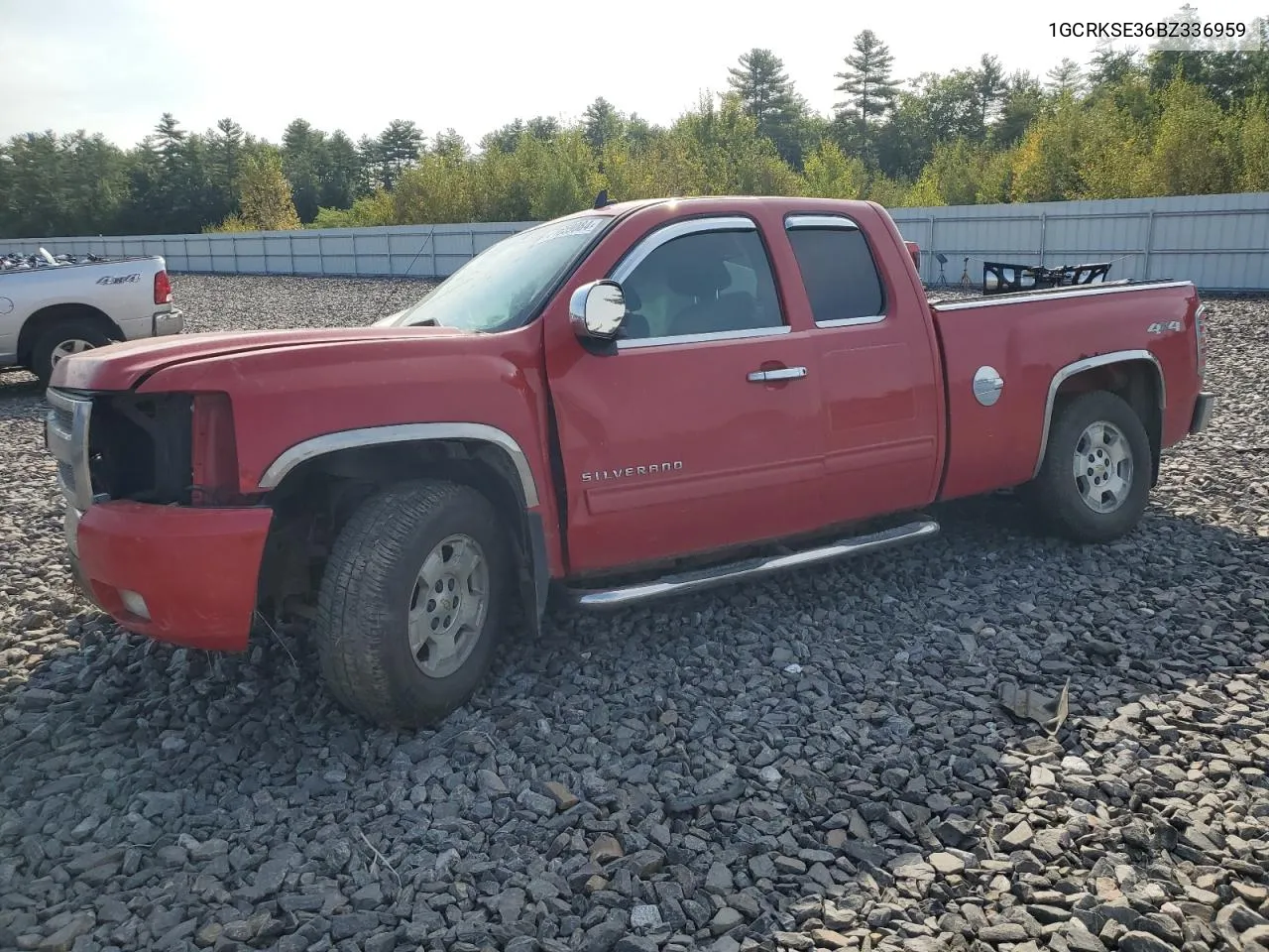 2011 Chevrolet Silverado K1500 Lt VIN: 1GCRKSE36BZ336959 Lot: 71659084