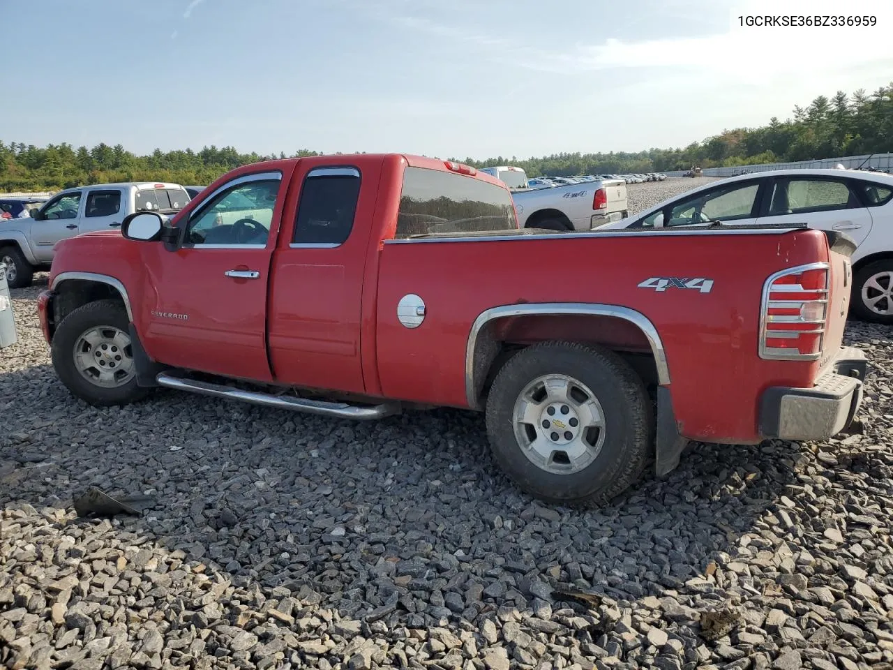 2011 Chevrolet Silverado K1500 Lt VIN: 1GCRKSE36BZ336959 Lot: 71659084