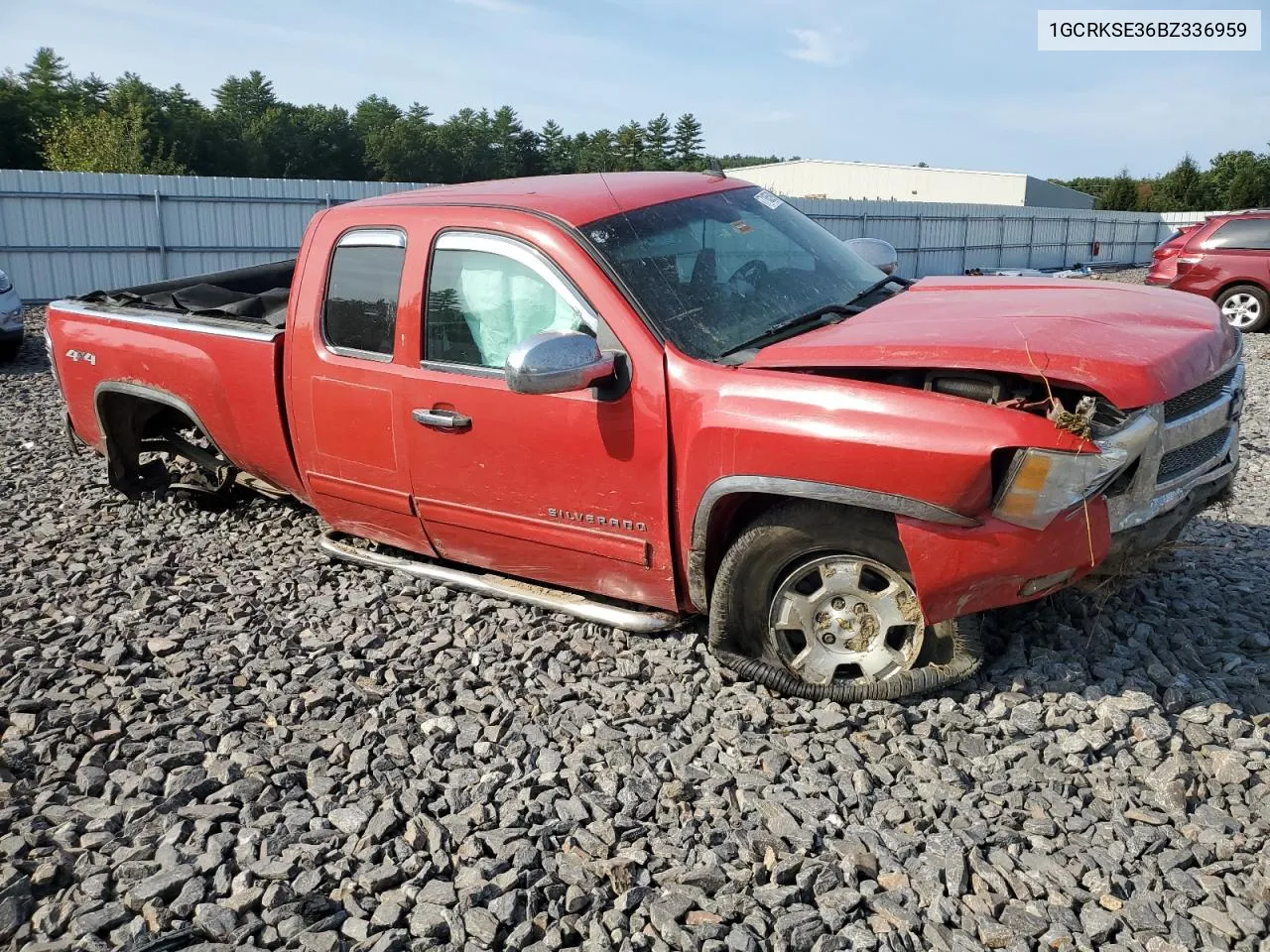 1GCRKSE36BZ336959 2011 Chevrolet Silverado K1500 Lt