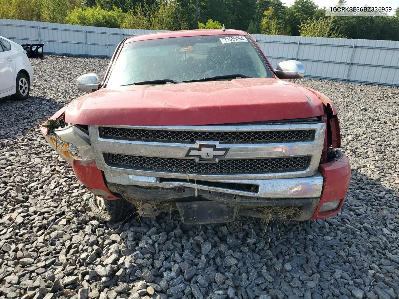 2011 Chevrolet Silverado K1500 Lt VIN: 1GCRKSE36BZ336959 Lot: 71659084