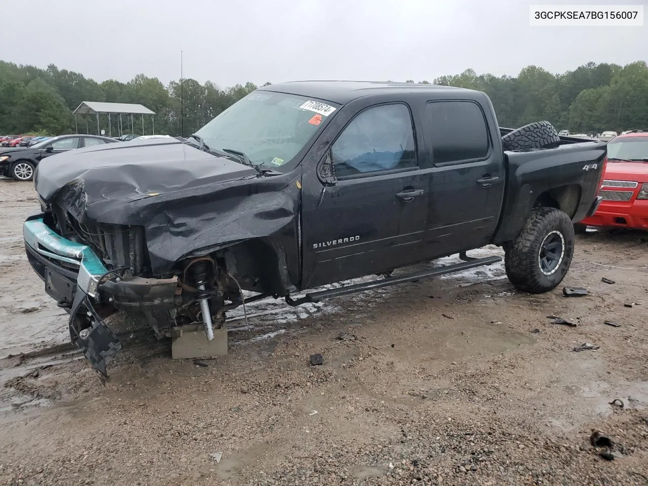 3GCPKSEA7BG156007 2011 Chevrolet Silverado K1500 Lt