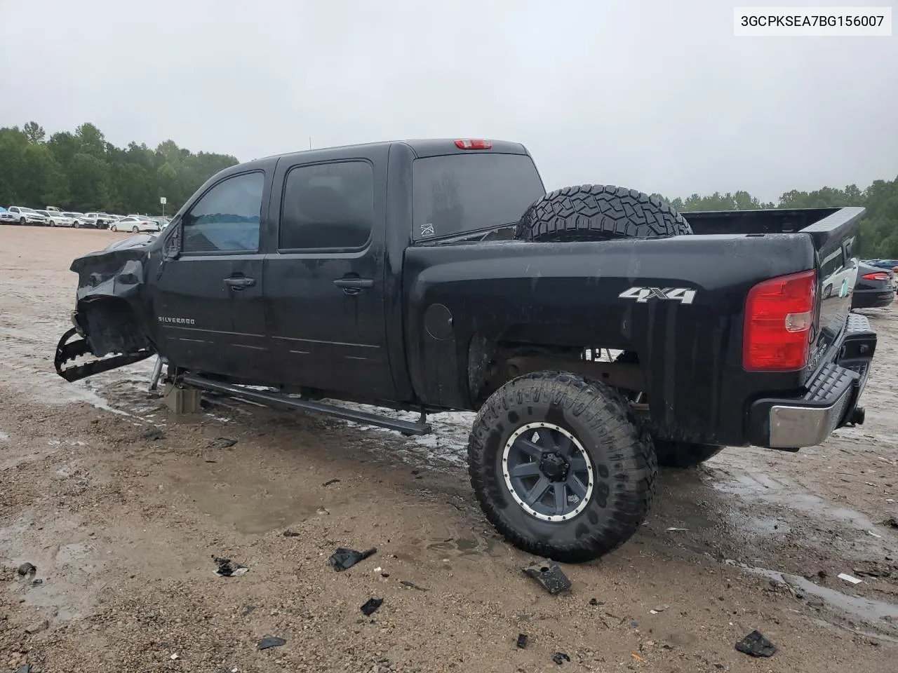 2011 Chevrolet Silverado K1500 Lt VIN: 3GCPKSEA7BG156007 Lot: 71708574