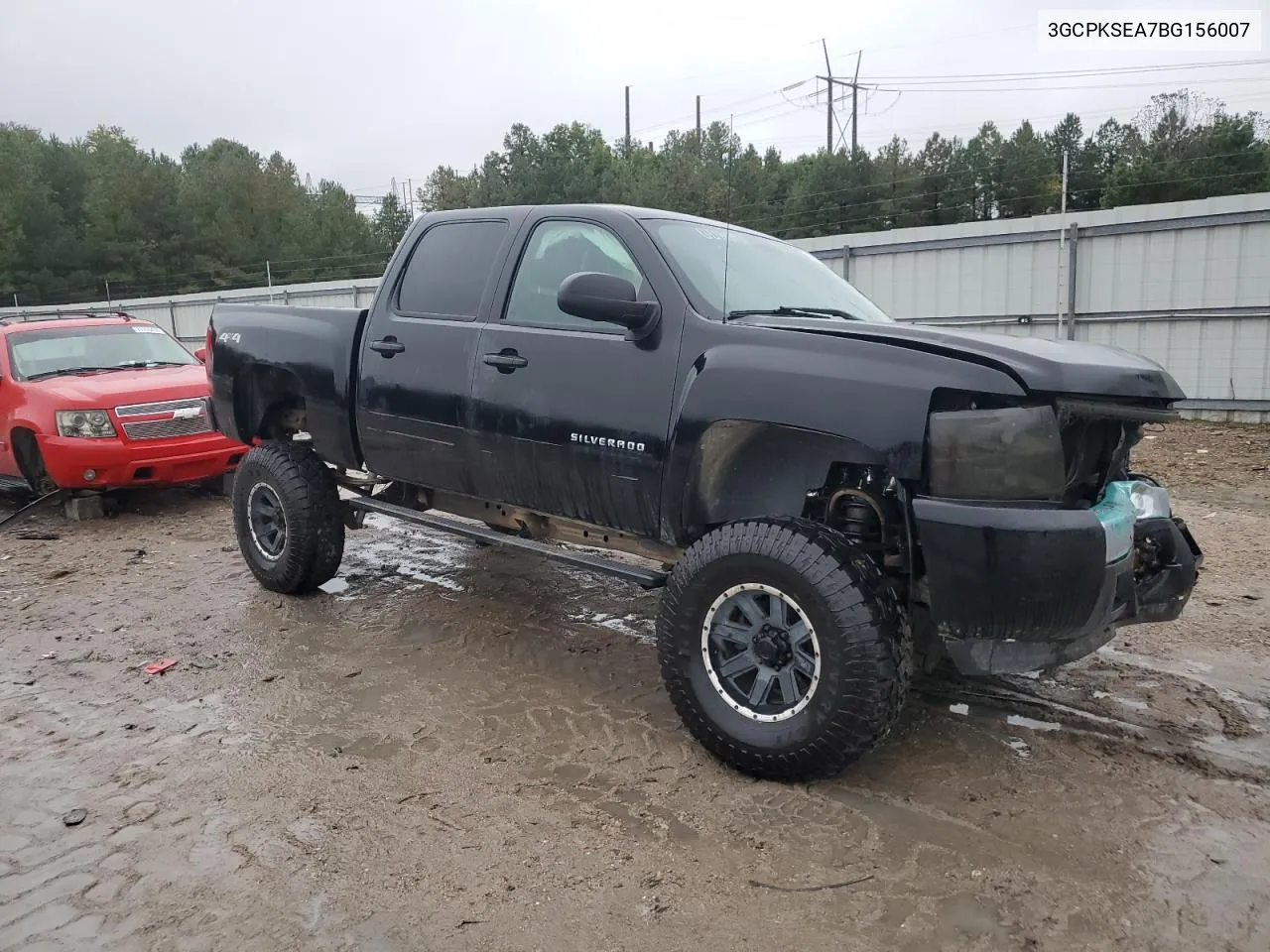 2011 Chevrolet Silverado K1500 Lt VIN: 3GCPKSEA7BG156007 Lot: 71708574