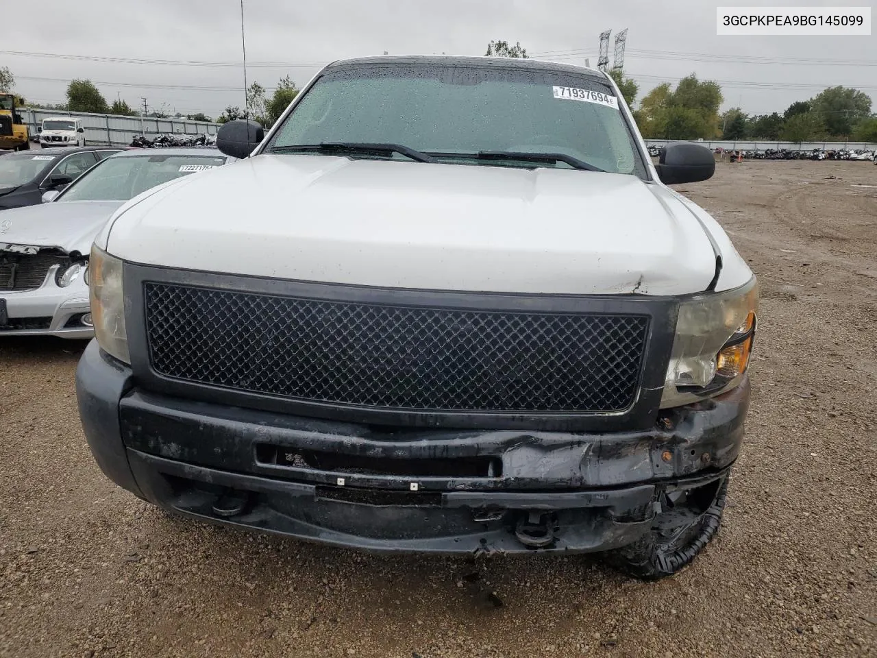 2011 Chevrolet Silverado K1500 VIN: 3GCPKPEA9BG145099 Lot: 71937694