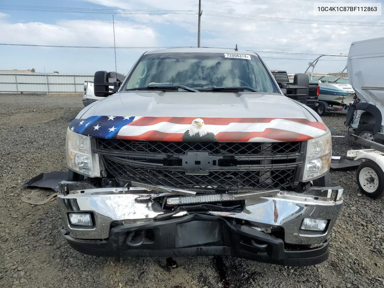 2011 Chevrolet Silverado K3500 Ltz VIN: 1GC4K1C87BF112863 Lot: 72008374